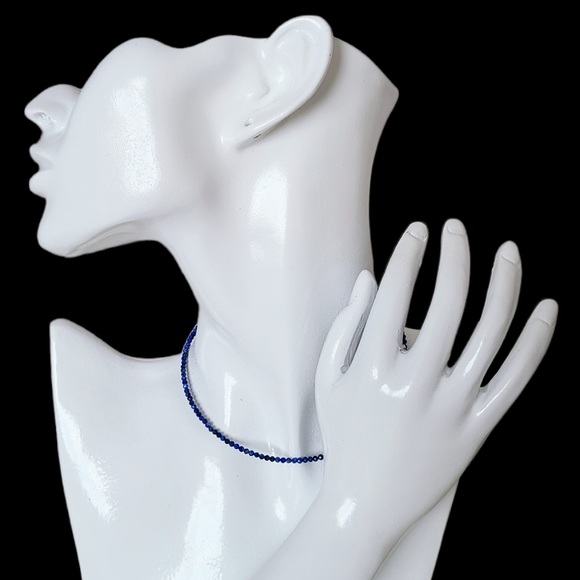 Lapis Lazuli Choker Necklace - Picture 1 of 4